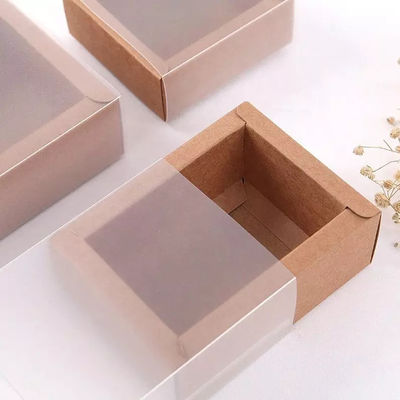 Коробка PU Pantone кожаная сползая подарочную коробку ящика Kraft складывая TUV