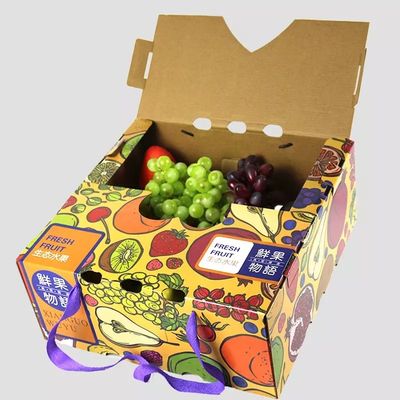 Коробки коробки коробок упаковки картона овоща изготовленные на заказ печатая грузя для плода
