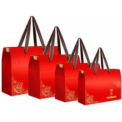 Упаковка картона свободного образца кладет элегантные коробки в коробку еды коробки с ручкой