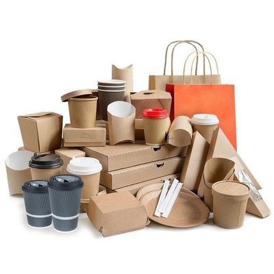 На вынос подгонянный ODM FSC коробки коробки упаковки еды/еды Kraft бумажный