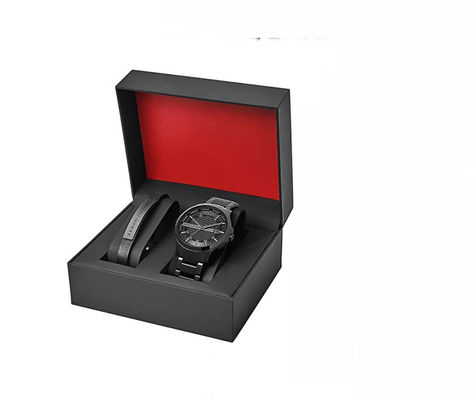 Черный подарок коробки дозора картона упаковывая толщину ISO9001 2mm: 2008