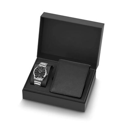 Черный подарок коробки дозора картона упаковывая толщину ISO9001 2mm: 2008