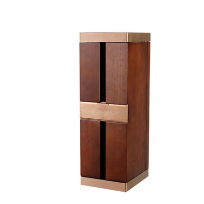 MDF лощит картон бумажной деревянной подарочной коробки вина Handmade для одиночной бутылки
