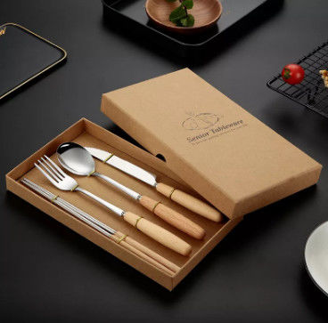 Упаковка Dinnerware ODM OEM кладет вилку ножа и коробку в коробку ложки