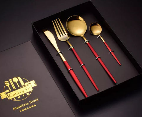 Коробки Dinnerware Flatware упаковывая с ложкой и вилкой нержавеющей стали 410