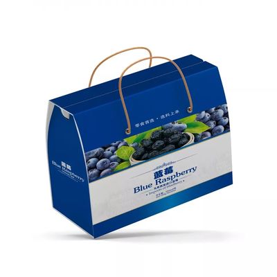 Коробка упаковки Recyclable Dia9cm*H16cm виноградин рифленого картона