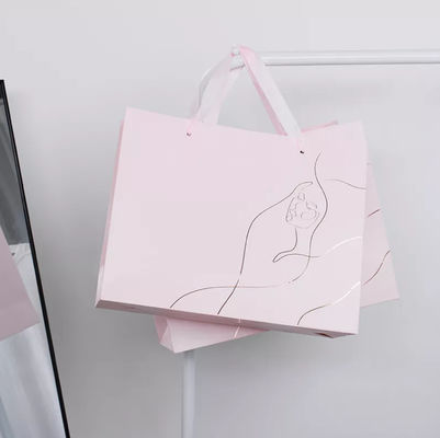 Kraft повторно использовал хозяйственную сумку ручки Drawstring Paperboard сумки