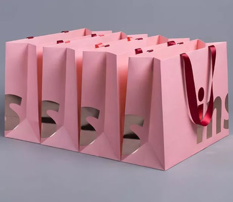 Kraft повторно использовал хозяйственную сумку ручки Drawstring Paperboard сумки