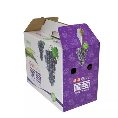 Коробка упаковки Recyclable Dia9cm*H16cm виноградин рифленого картона