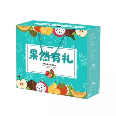 Подгонянные плод и картонные коробки Veg гофрировали прямоугольник