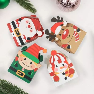 Роскошный цвет подарочных коробок 10*10*10cm конфеты праздника картона Multi