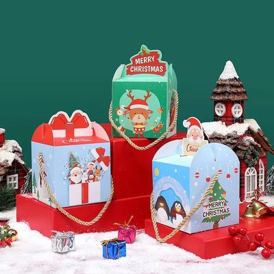 Роскошный цвет подарочных коробок 10*10*10cm конфеты праздника картона Multi