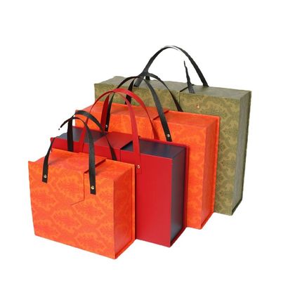 Коробки вина искусства бумажная форма ISO квадратной Recyclable прямоугольная