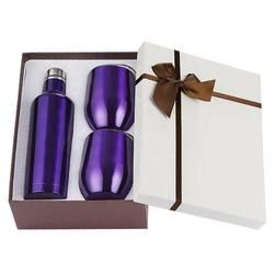 подарок бокала 500ml 12oz установил сублимацию коробки Stemless изолированную нержавеющей сталью
