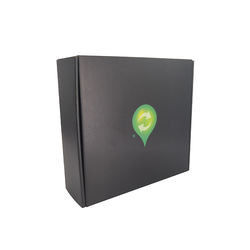 Коробка почтовой отправки картона Deboss CMYK коробки e каннелюру подгонянная упаковку еды