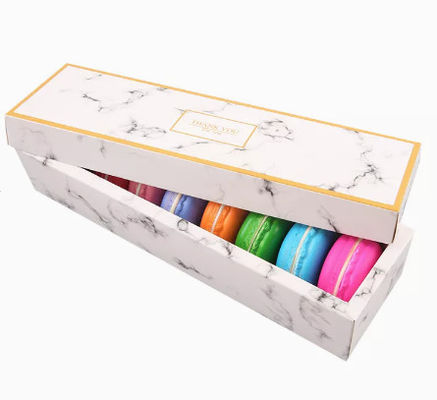 Круглая коробка Macaron упаковывая Handmade папку коробки печенья картона